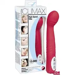  Красный вибратор Climax High Speed Vibe 22 см 