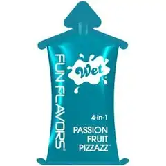  Разогревающий лубрикант Fun Flavors 4-in-1 Passion Fruit Pizzazz с ароматом маракуйи 10 мл 