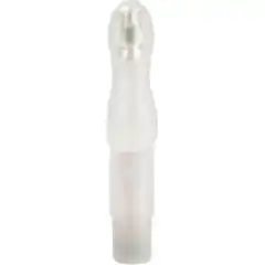  Белый вибромассажер White Satin Pearl 15 см 