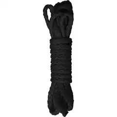 Чёрная веревка для бондажа Kinbaku Mini 1,5 м 