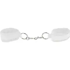  Белые наручники Velcro Cuffs White 