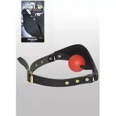  Кожаный кляп Sitabella Gold Collection 