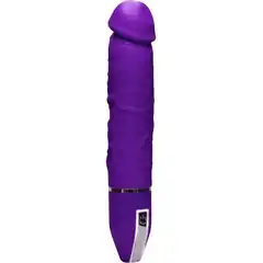  Фиолетовый вибратор-реалистик Infinite Desire 26 см 