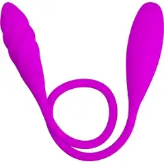  Двусторонний вибромассажер на гибком стержне Snaky Vibe 60 см 