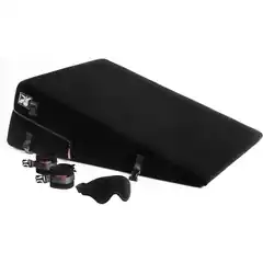  Большая чёрная подушка для секса Liberator Ramp Conversion Kit с креплениями 