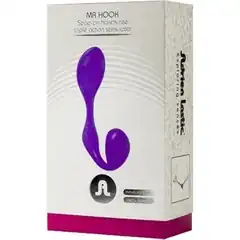  Двусторонний вибратор Mr. Hook на эластичных ремешках 