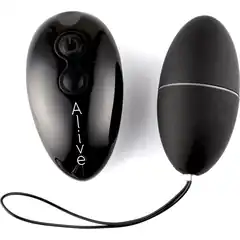  Чёрное виброяйцо Magic Egg 2.0 с пультом ДУ 