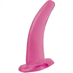  Розовая изогнутая анальная пробка His and Hers G-Spot 12,4 см 