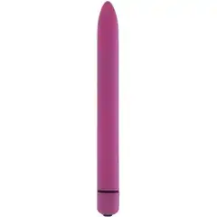  Розовый тонкий вибратор GC Slim Vibe 16,5 см 
