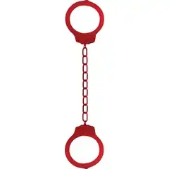  Красные металлические кандалы Metal Ankle Cuffs 
