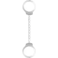  Белые металлические кандалы Metal Ankle Cuffs 