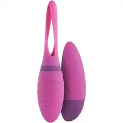  Розовое виброяйцо Helix Remote Vibrating Egg с вибрирующим дистанционным пультом 