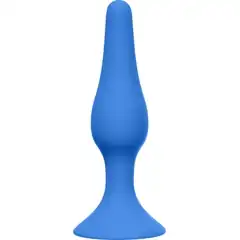  Синяя анальная пробка Slim Anal Plug Medium 11,5 см 