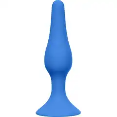  Синяя анальная пробка Slim Anal Plug XL 15,5 см 