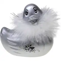  Серебристая уточка вибратор I Rub My Duckie Paris Silver Travel Size 