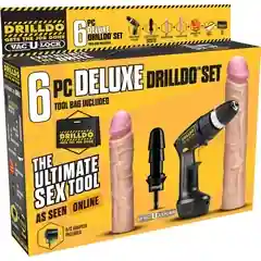  Секс-набор DELUXE DRILLDO SET 6 PIECE 