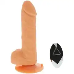  Реалистичный вибратор с дистанционным управлением PURRFECT SILICONE DELUXE REMOTE VIBE 7IN 18 см 