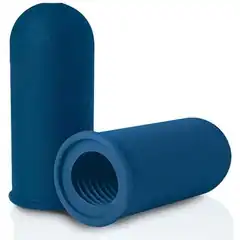  Синий мастурбатор с рёбрышками внутри SILICONE MASTURBATOR BLUE 