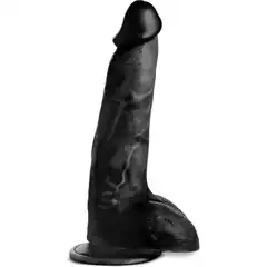  Черный фаллоимитатор Beefy Brad 9’’ Dildo with Balls 22,4 см 