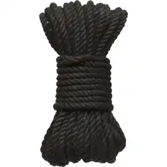  Черная верёвка для связывания и фиксации Bind Tie 9,14 м 