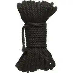  Черная верёвка для связывания и фиксации Bind Tie 15,24 м 