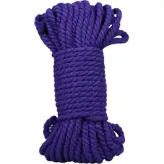  Фиолетовая верёвка для связывания и фиксации Bind Tie 15,24 м 