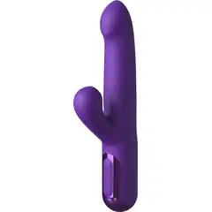  Фиолетовый вибратор-кролик Super Sonix Thruster 22 см 