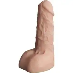  Телесный фаллоудлинитель с мошонкой Cock Next 17 см 