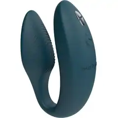  Зеленый вибратор для пар We-Vibe Sync 2 с пультом ДУ 