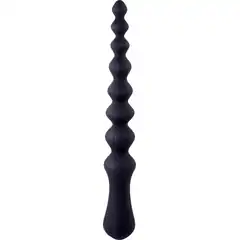  Черная анальная цепочка Beads Hunter 24,1 см 