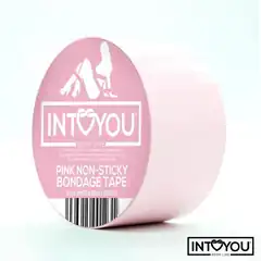  Розовый скотч для фиксации Non-Sticky Bondage Tape 15 м 