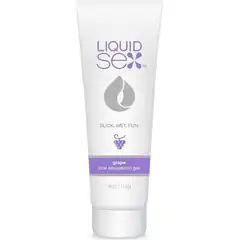  Гель для орального секса с ароматом винограда Liquid Sex Oral Sex Gel Grape 113 гр. 