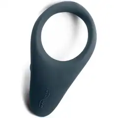  Чёрное эрекционное виброкольцо We-vibe Verge 