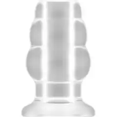  Прозрачная анальная пробка с тоннелем №51 Large Hollow Tunnel Butt Plug 5 Inch 12,7 см 