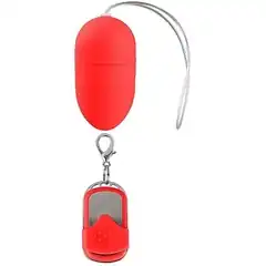  Красное виброяйцо 10 Speed Remote Vibrating Egg Medium с пультом ДУ 