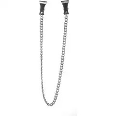  Клипсы на соски с серебристой цепочкой Pinch Nipple Clamps 