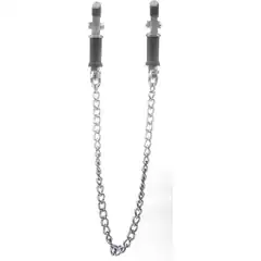  Серебристые зажимы для сосков Vice Nipple Clamps 