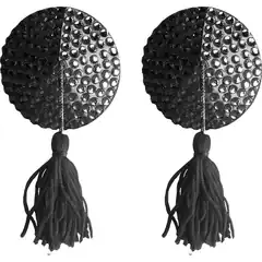  Чёрные круглые пестисы Nipple Tassels Round 