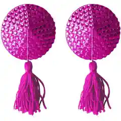 Розовые круглые пестисы Nipple Tassels Round 