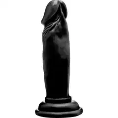  Чёрный фаллоимитатор Realistic Cock 6 15 см 