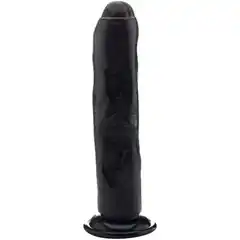  Чёрный фаллоимитатор Realistic Cock 12,2 Inch No Scrotum 