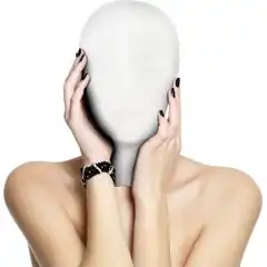  Белая маска на лицо Subjugation Mask 