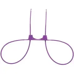  Фиолетовые пластиковые наручники Zip Tie Cuffs 