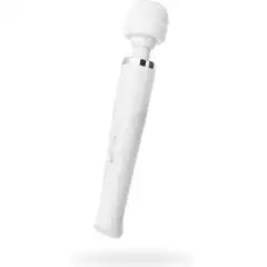  Белый вибратор-жезл Super massager 32 см 
