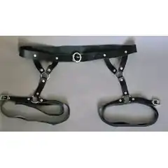  Кожаные гартеры с ремнями 