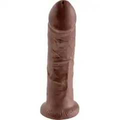  Коричневый фаллоимитатор 8 Cock 20,3 см 