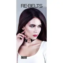  Чёрный чокер-кляп Iman Black 