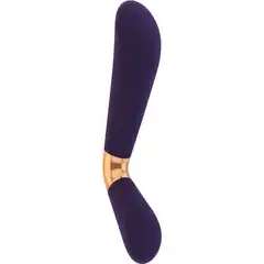  Фиолетовый силиконовый вибратор Mellea 22,1 см 