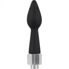  Чёрная анальная насадка для душа Anal Douche Rear Splash 