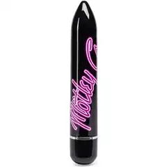  Чёрный классический вибратор Motley Crue Girls Girls Girls 18,4 см 